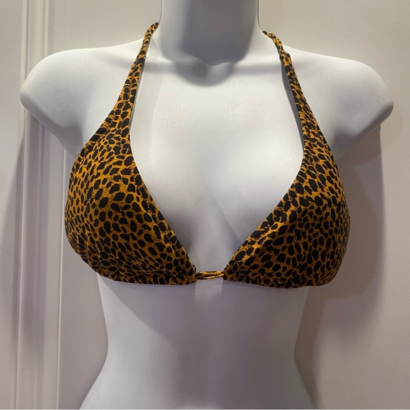 Volcom | Cheetah Bikini Halter Top - Picture 4 of 7